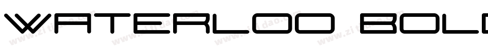 Waterloo Bold字体转换